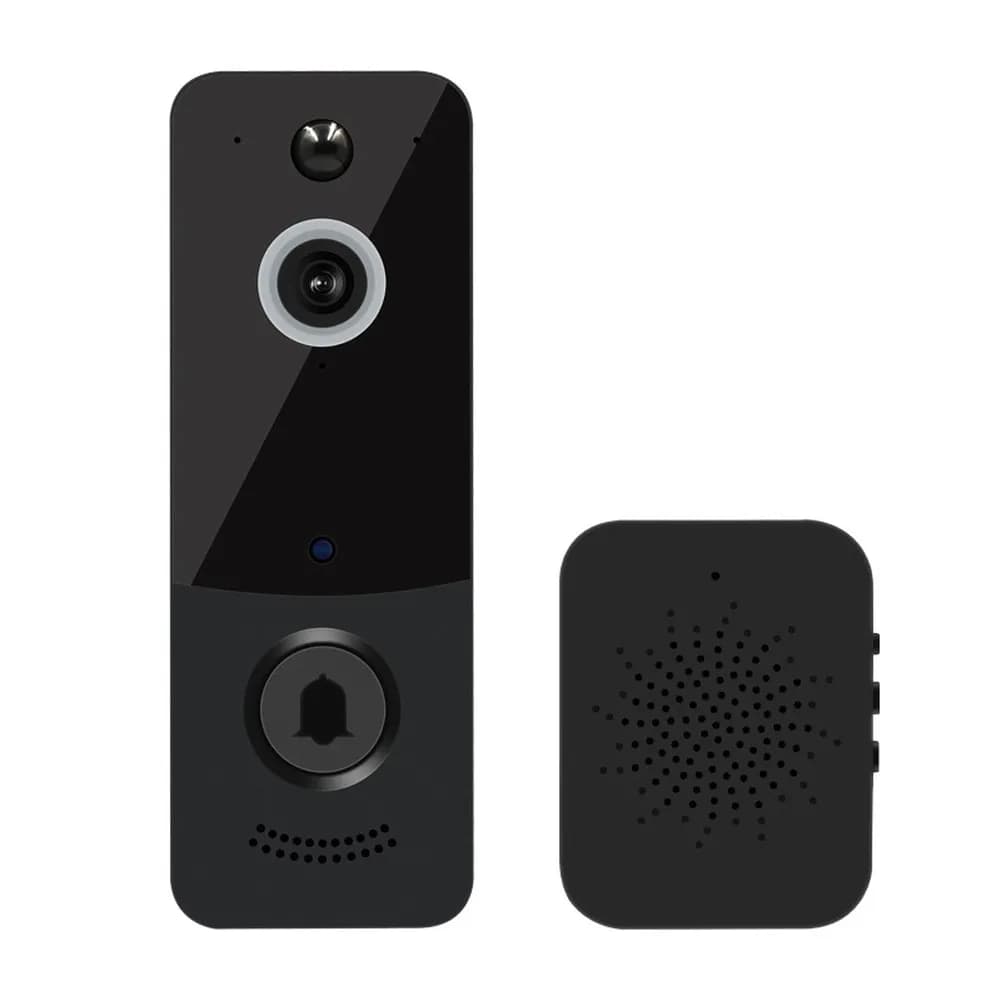 Campanello WiFi intelligente con video HD con citofono visivo e batteria ricaricabile per avvisi istantanei e ingresso domestico sicuro