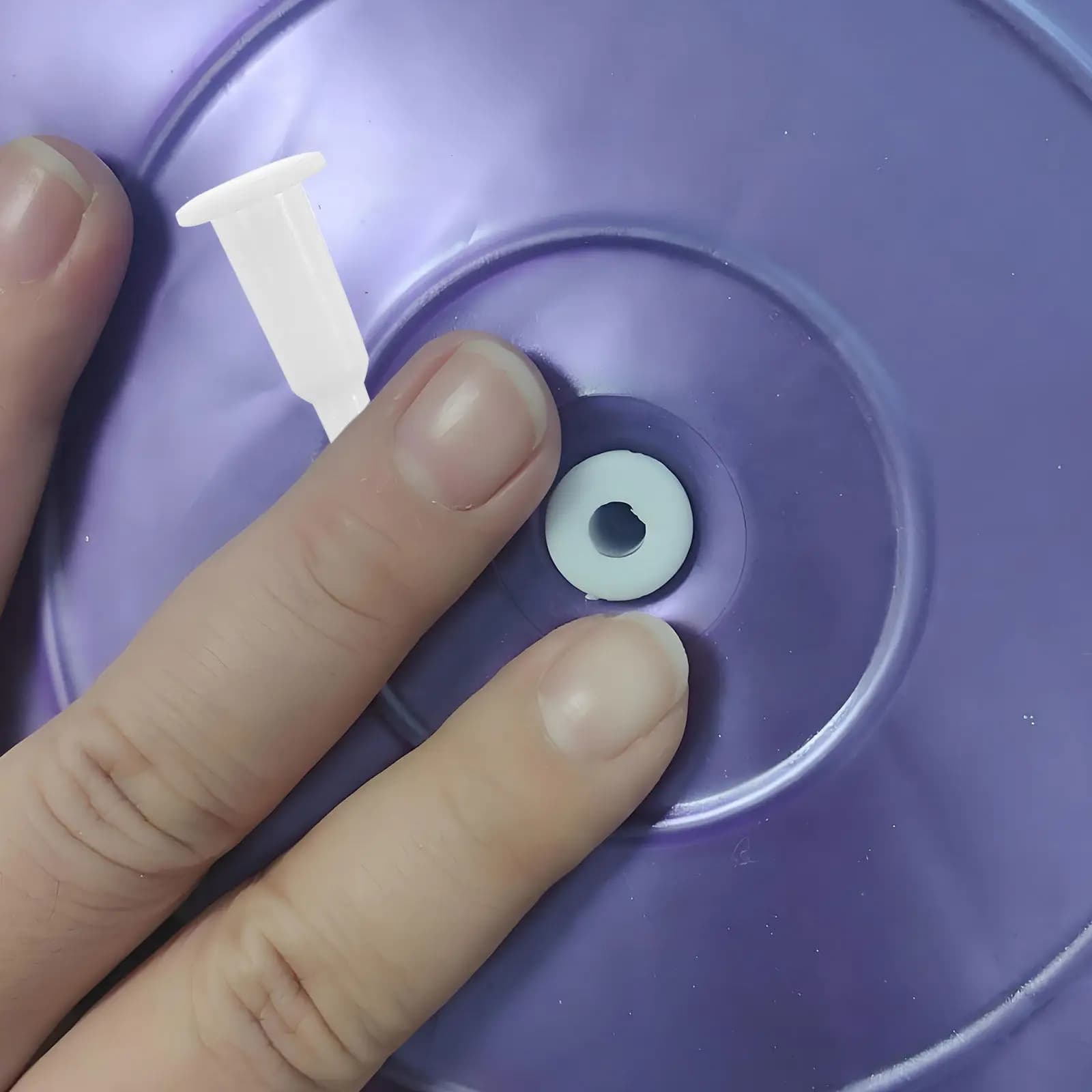 Kit di 12 Tappi di Ricambio in Plastica per Palloni Fitness, Perni di Bloccaggio dell'Aria per Valvole di Palloni Gonfiabili da Yoga, Pilates e Palestra