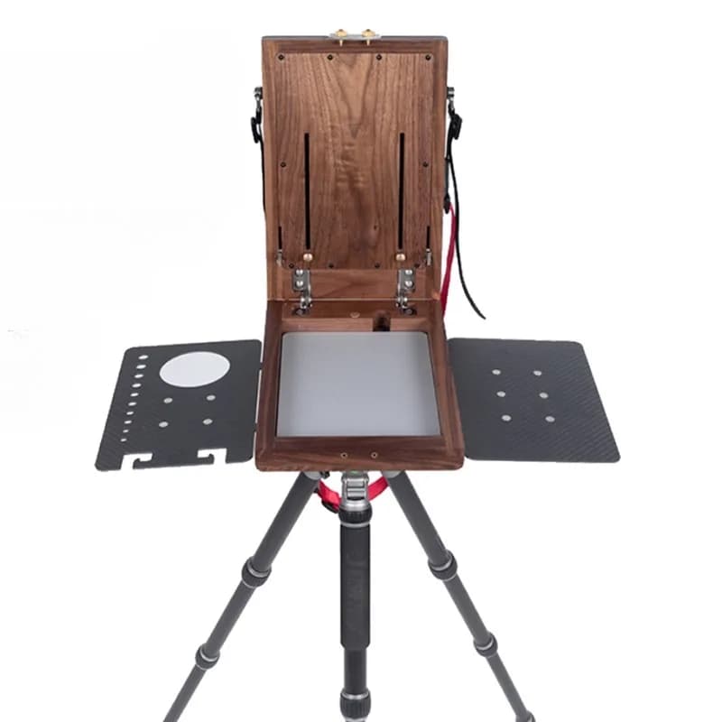 Scatola per pittura a olio portatile in confezione rapida Treppiede in fibra di carbonio Strumenti speciali per artisti Tavolozza per pittura per schizzi all'aperto per studenti