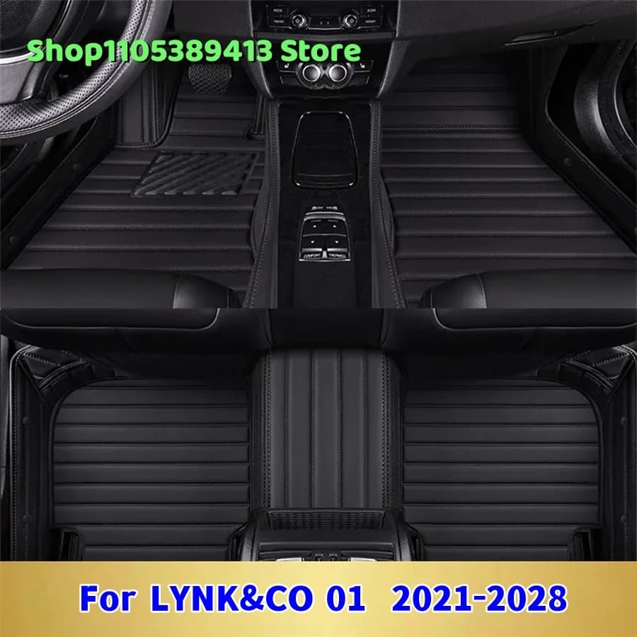 Tappetini Auto in Pelle Personalizzati per LYNK&CO 01 2021 2022 2023 2024 2025 2026 2027