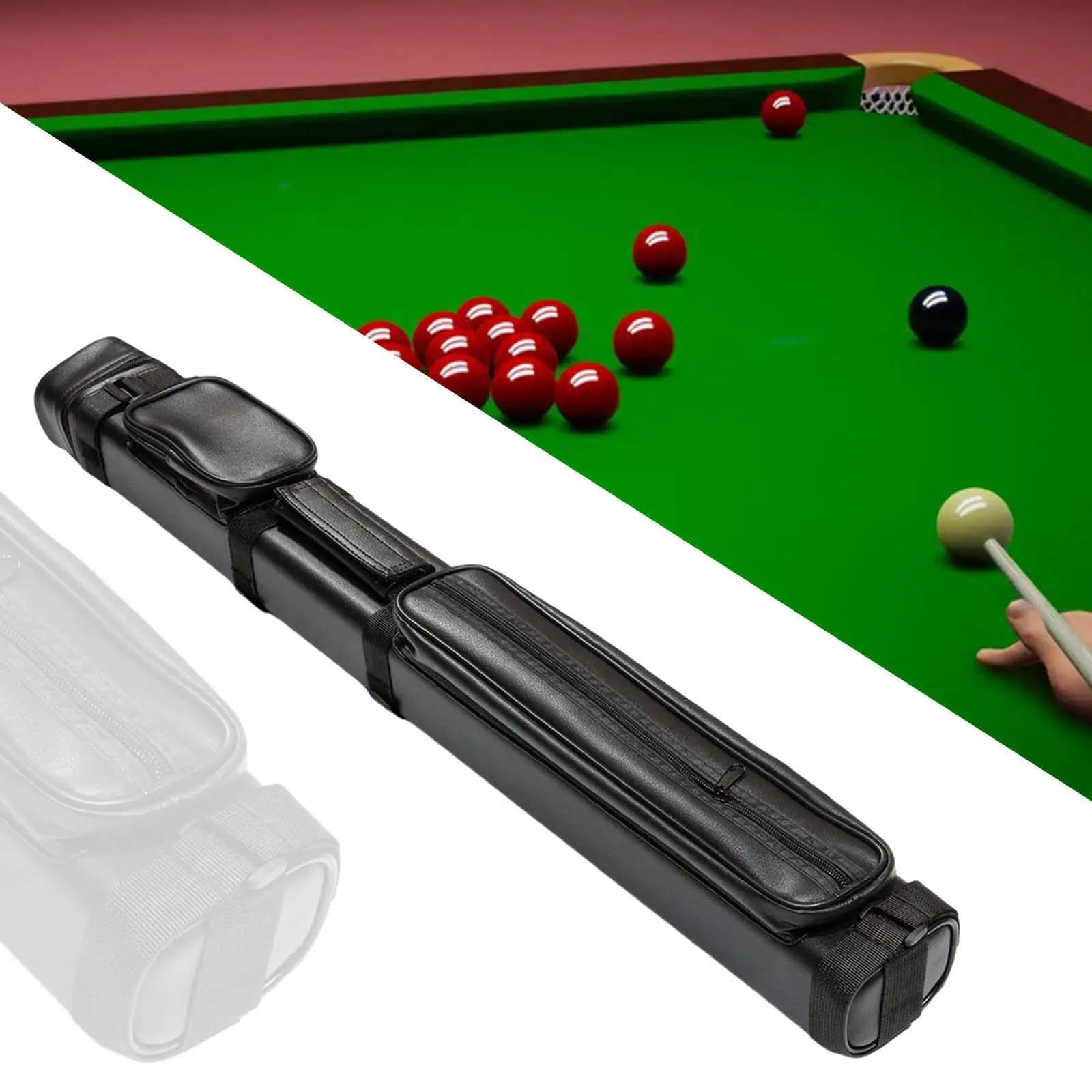 Borsa per stecche da snooker e biliardo, custodia protettiva per stecche da biliardo a 1/2 giunto, per accessori da biliardo