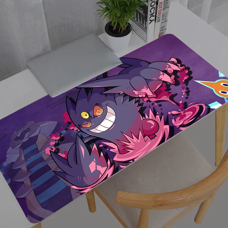 Tappetino per mouse grande per PC Pokemon Pikachu Gengar Speed per giocatori di e-sport 800x300 Tappetino per tastiera per computer portatile xxl mousepad
