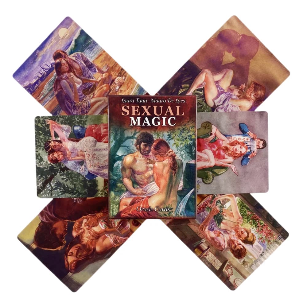 Tarocchi della Magia Sessuale, Carte Oracolo Versione Inglese, Gioco da Tavolo, Carte da Gioco per Divinazione e Destino, Giochi da Tavolo, Carte Oracolo