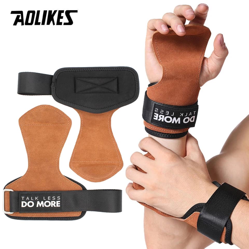 AOLIKES Horizontal Bar Gloves for Gym Sports Weight Lifting Crossfit Fitness Bodybuilding Training Palm Protector