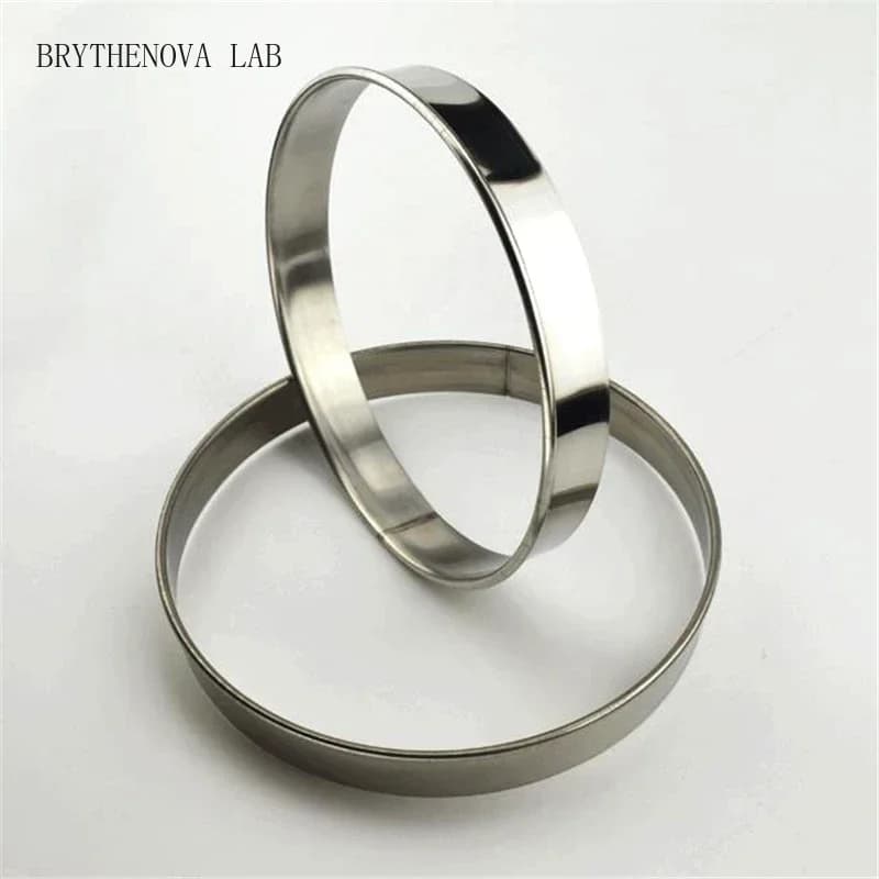 Round Stainless Steel Cake Molds Mousse Cake Tart Circle Pizza Mold Dessert Decor Mould Tart Ring Kitchen Baking Tool