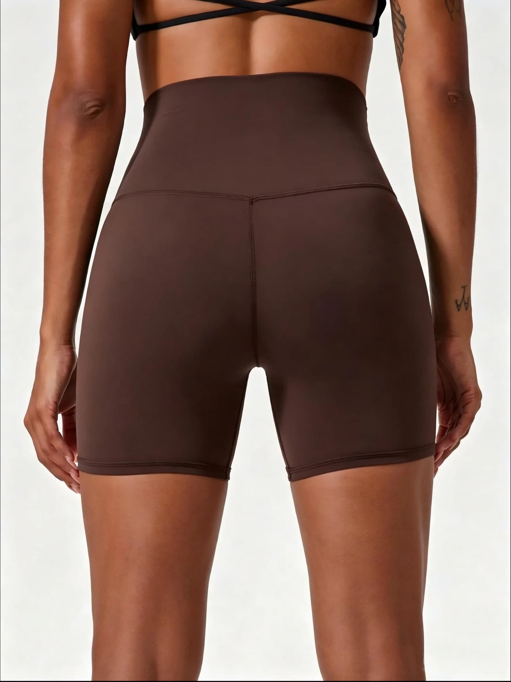 Butt Lift High Waist Yoga Shorts Women Non See Through Soft Workout Short Pants Running Cycling Gym Training Athletic Leggings