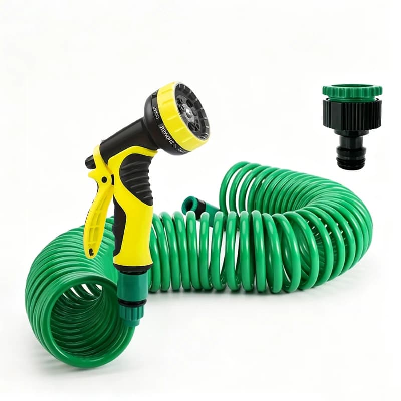 Garden Spring Water Pipe, 10 Adjustable Spray Guns, 1/2 Quick Connector, Suitable For Car Washing And Garden Irrigation