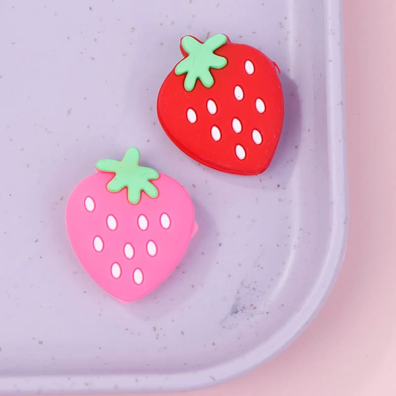 1PC Mini Fragola Racchetta Da Tennis Ammortizzatore Buffer In Silicone Vibrazioni Ammortizzatori Anti-Vibrazione Racchetta Da Tennis Ammortizzatore