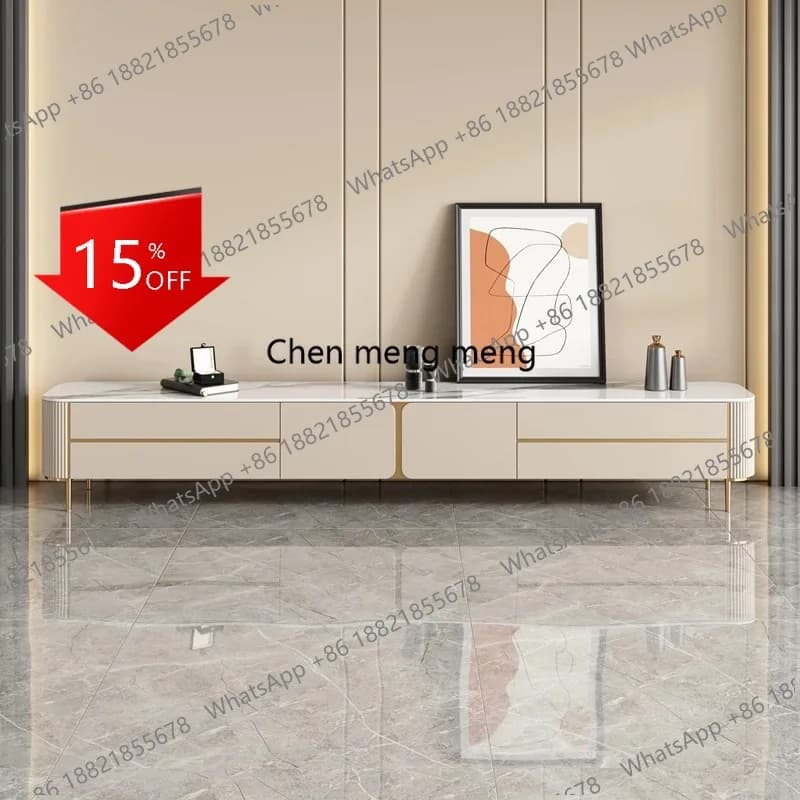 Mobile TV Modern White Q181 for Living Room, Luxury TV Table for Salone, TV Display Minimalista and Estetico, Unique TV Furniture
