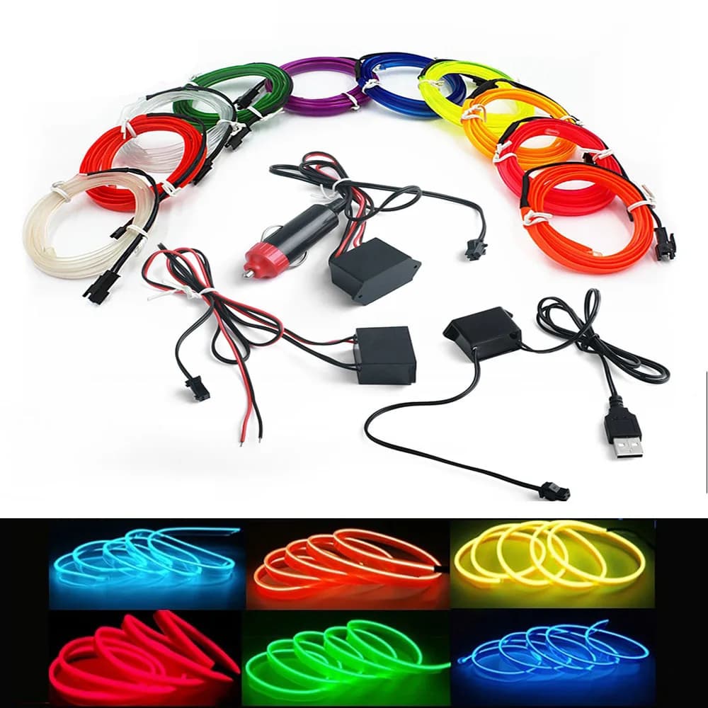 Luci interne per auto rgb Car ambient light led car interior light car atmosphere light led strip per interni auto accessori per auto