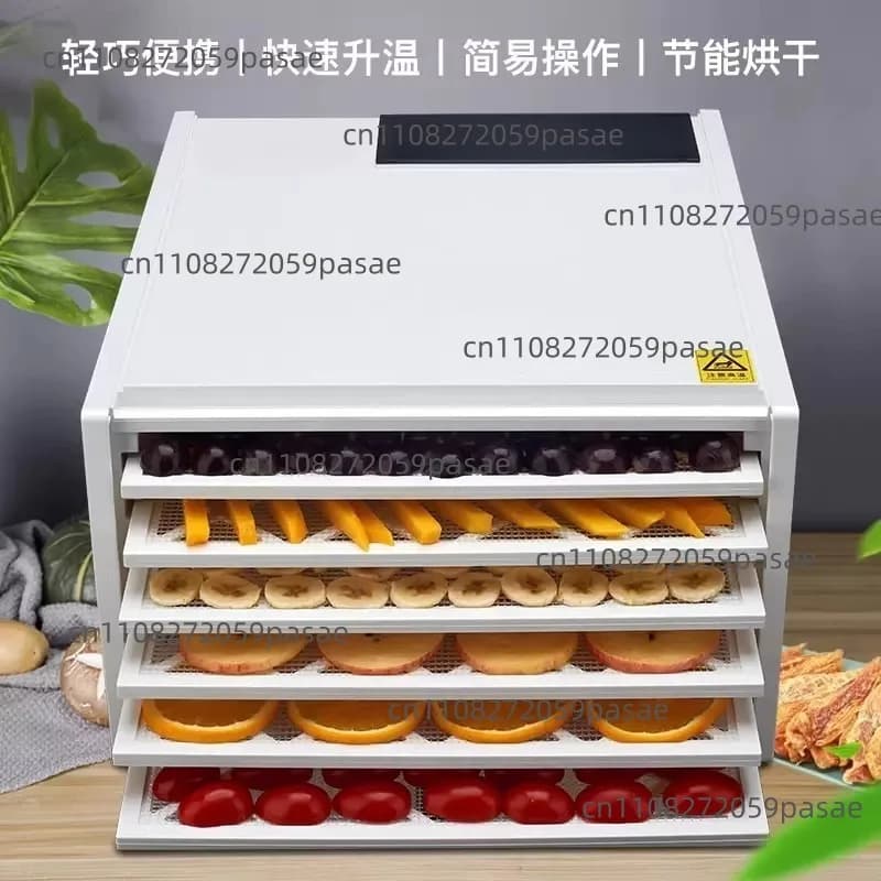 Essiccatore Domestico a 6 Livelli 220V 25L per Frutta, Carne e Snack per Animali Domestici