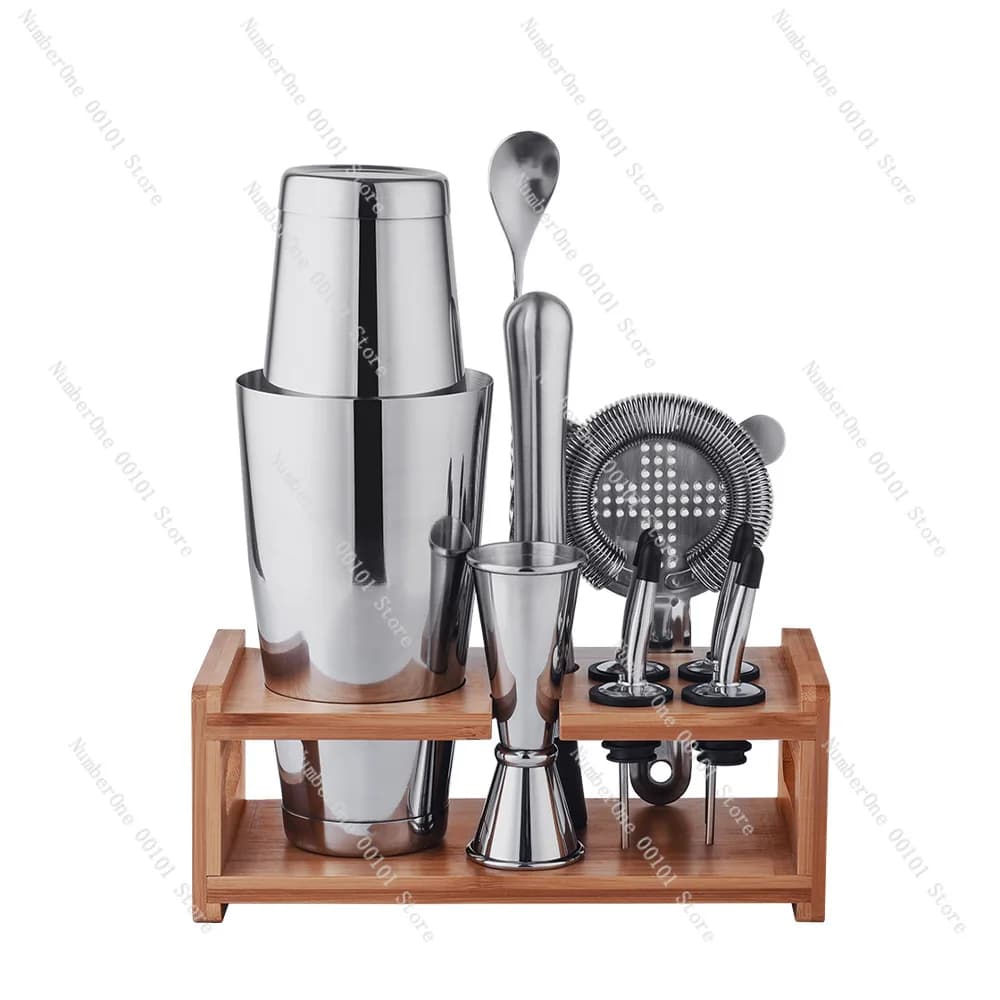 Set shaker per cocktail in acciaio inox