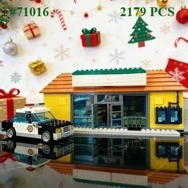 Set di Blocchi da Costruzione Animati a Tema Supermercato 71016 Compatibili con Particelle Legoed, Adatti come Regali di Natale, 2179 Pezzi