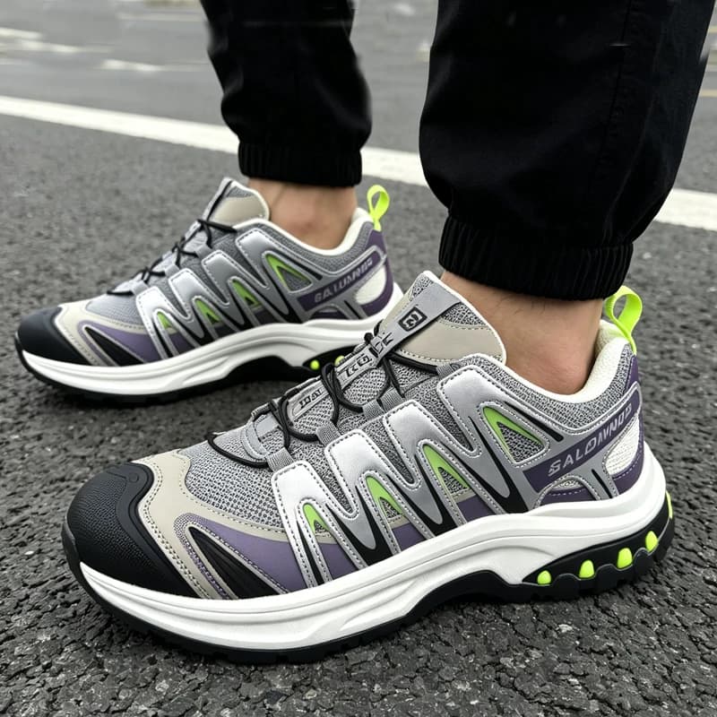 Men's Casual Sneakers Hiking Shoes Four Seasons Breathable Non-slip Soft-sole Outdoor Walking Lightweight Sports Running Shoes