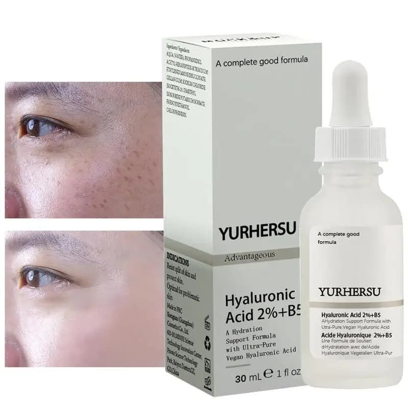 2% acido ialuronico + B5 siero idratante nutriente secco liscio cura della pelle del viso restringimento dei pori sieri idratanti cura della pelle