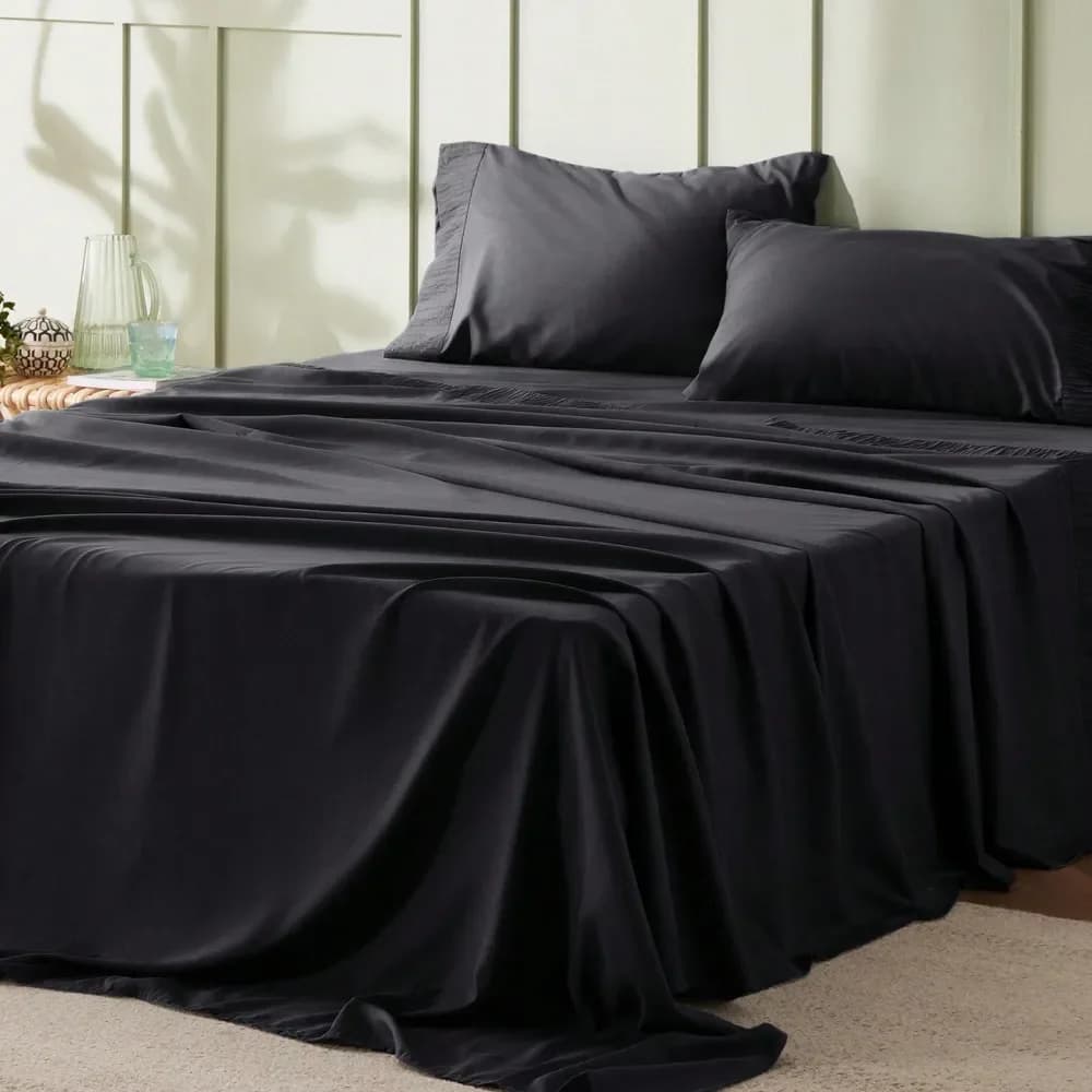 Set di lenzuola morbide per la Festa della Mamma, 3 o 4 pezzi, lenzuola di lusso da hotel, set di lenzuola rinfrescanti in microfibra di poliestere di facile manutenzione, per la primavera