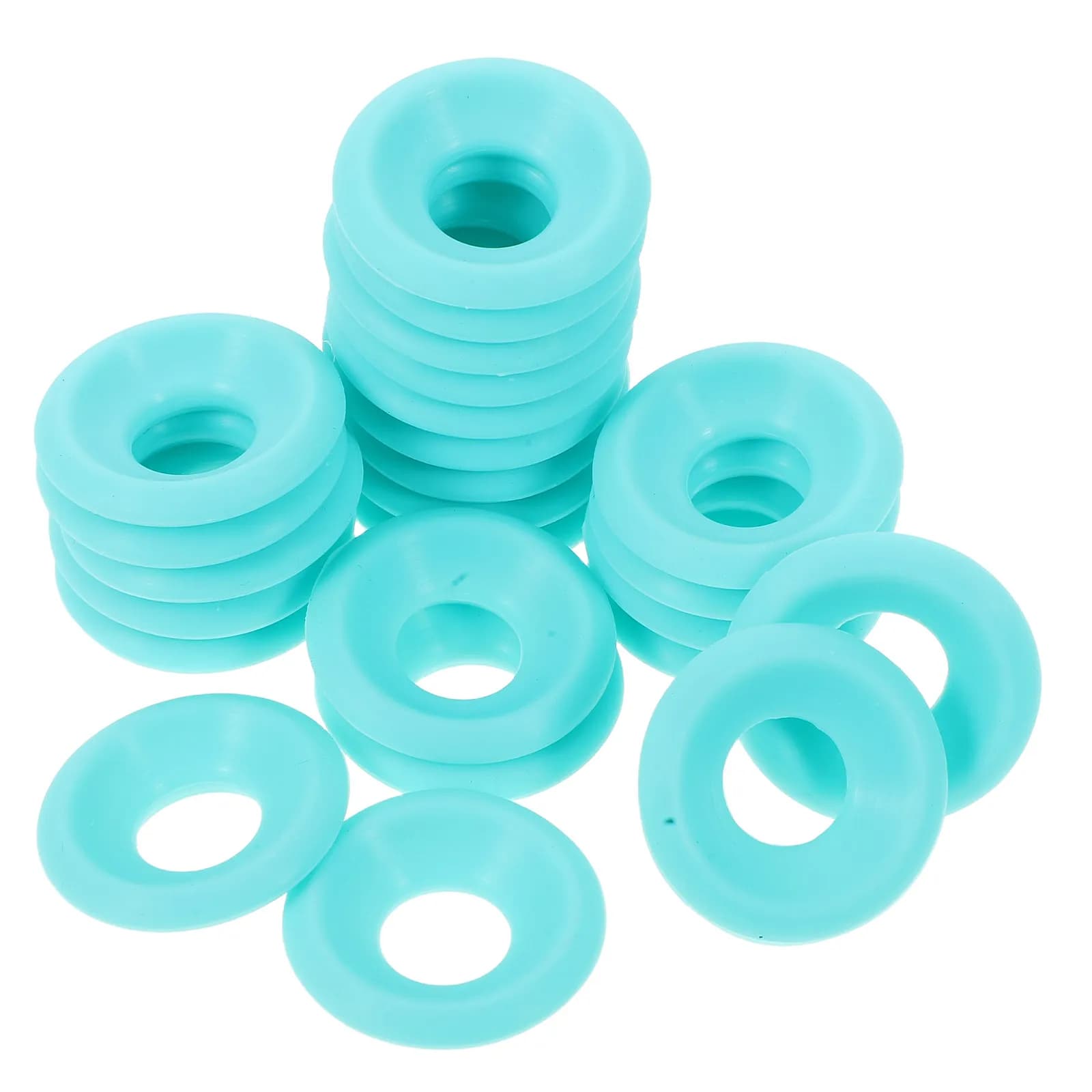 24 Pezzi Tappi a Scatto in Silicone per Bottiglie, Guarnizioni Antigoccia di Ricambio per Bottiglie di Vino, Birra e Acqua
