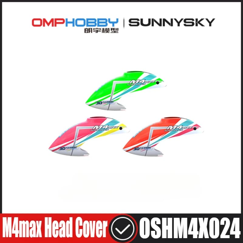 Copertura della testa dei pezzi di ricambio dell'elicottero OMPHOBBY M4 Max M4max RC OSHM4X024