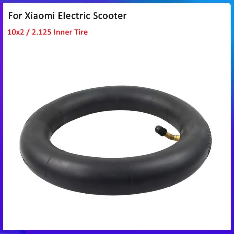 Camera d'aria da 10 pollici 10x2 / 2.125 Pneumatico interno per scooter elettrico Auto bilanciamento intelligente Passeggino a 3 ruote Sostituzione parti di pneumatici