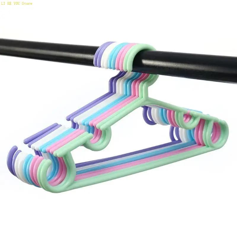 W3JE 10 Pcs for Creative Baby Clothes Hanger for T-Shirt Coat Pants Trousers Baby Sui