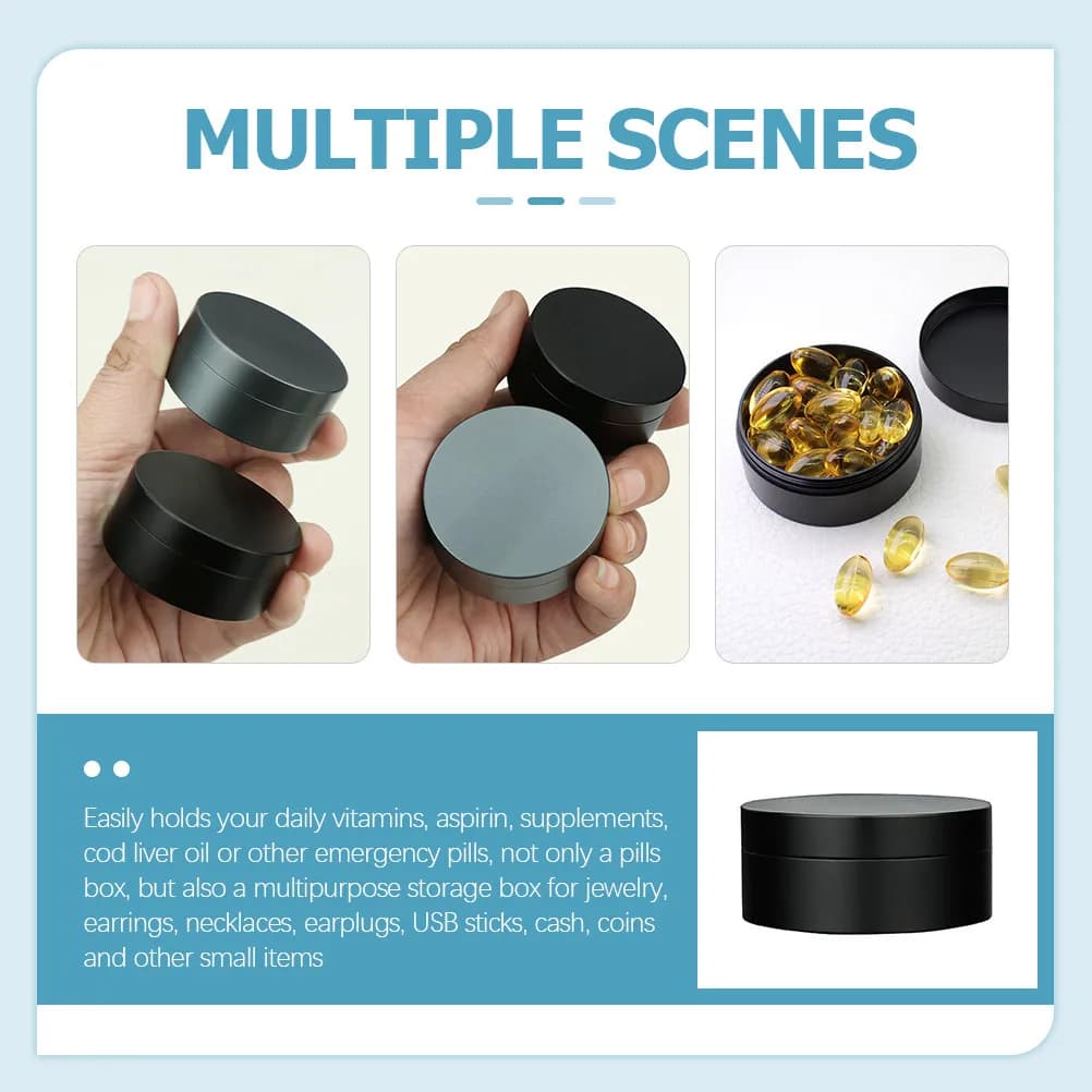Travel Medicine Dispenser, Portable Folder, Store Organizer for Pharmacies, Vitamins, Supplements, Jewelry and Coins