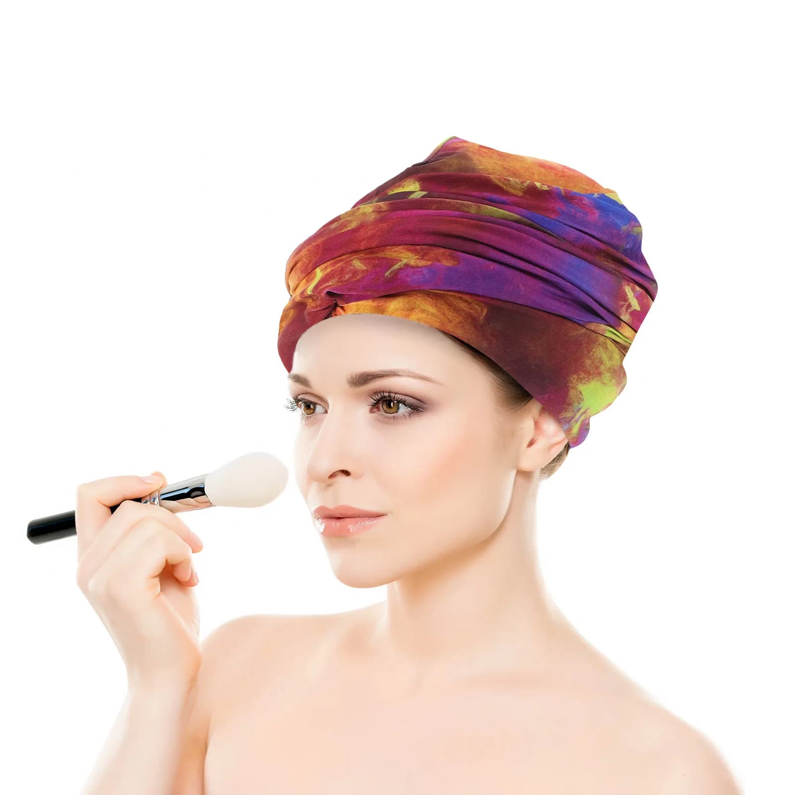 Cuffia da Nuoto in Silicone per Adulti, Impermeabile, per Capelli Lunghi, Treccine e Dreadlocks, Cappello da Bagno per Donne