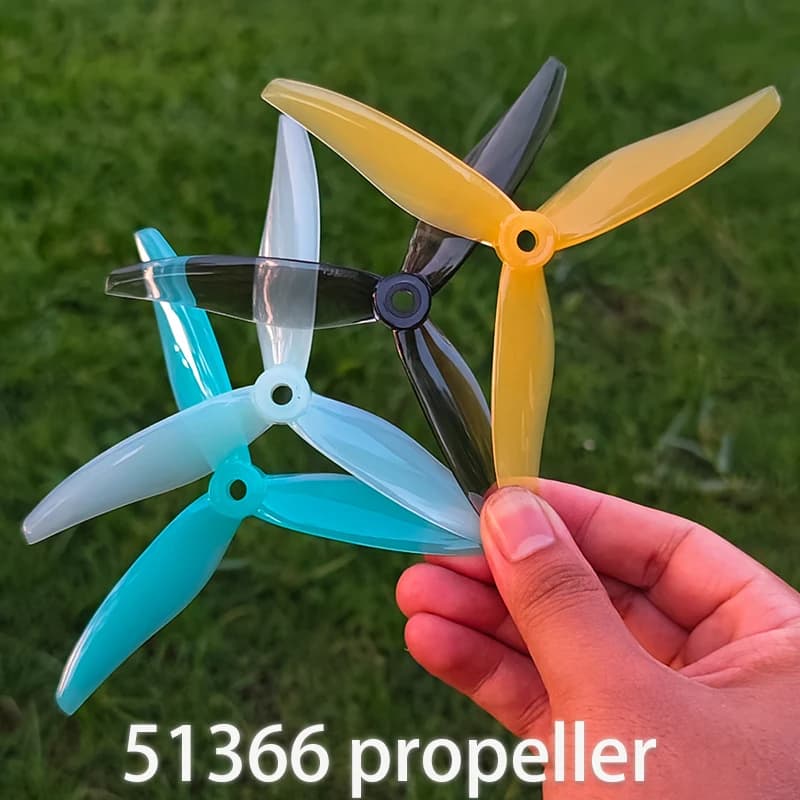 2/4 paia T51366 eliche a 3 pale 5 pollici per RC FPV Drone 2306 2207 motori parte di alimentazione