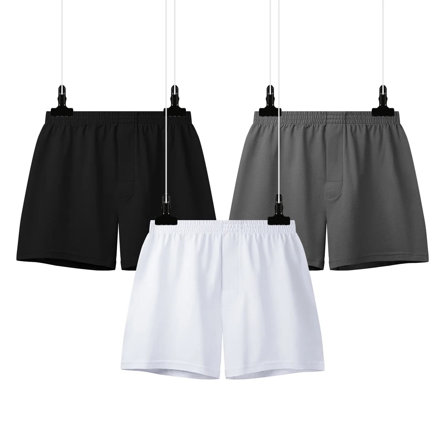 Uomo solido traspirante intimo cotone pigiameria uomo freccia mutandine comodi pantaloni corti maschili Boxer mutande Homewear