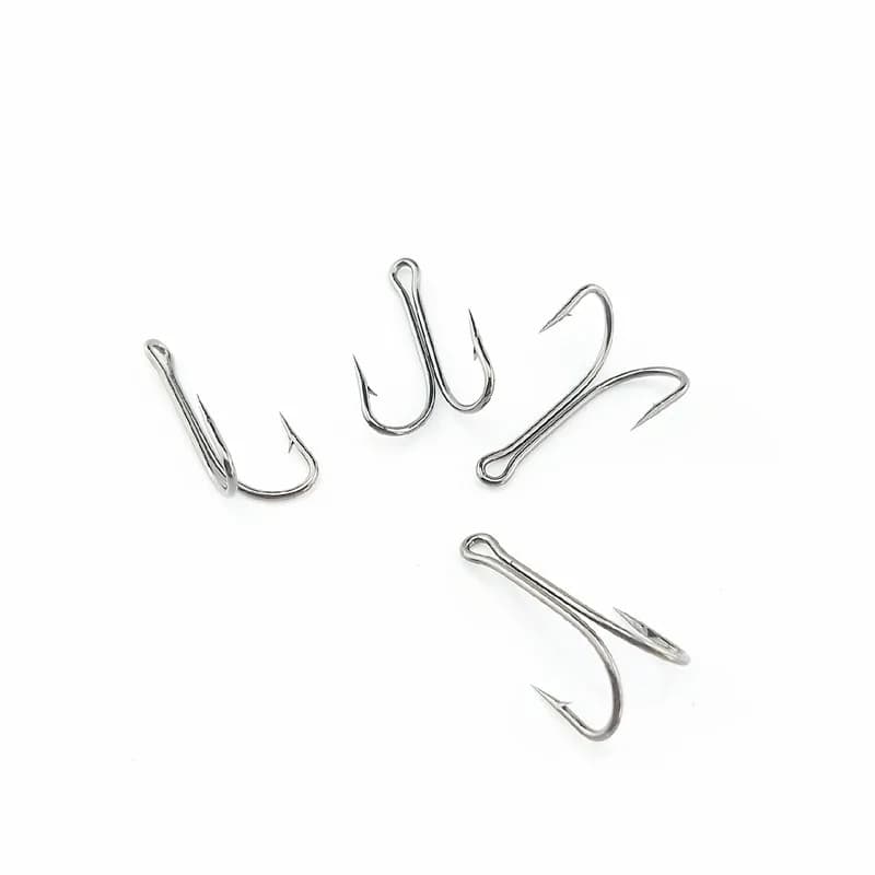 5 or10pz/lotto doppio amo da pesca in acciaio al carbonio uso durevole costruzione a mosca lungo gancio di pesce alto per esca morbida Jig Bass accessori