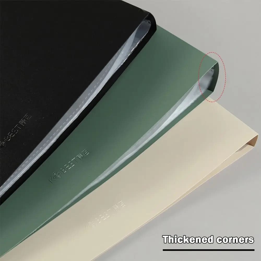 A3 Clear Book 20/40/60 Pages Transparent Inner Page Folder Big Size Securely Stores and Displays Document Storage File Bag