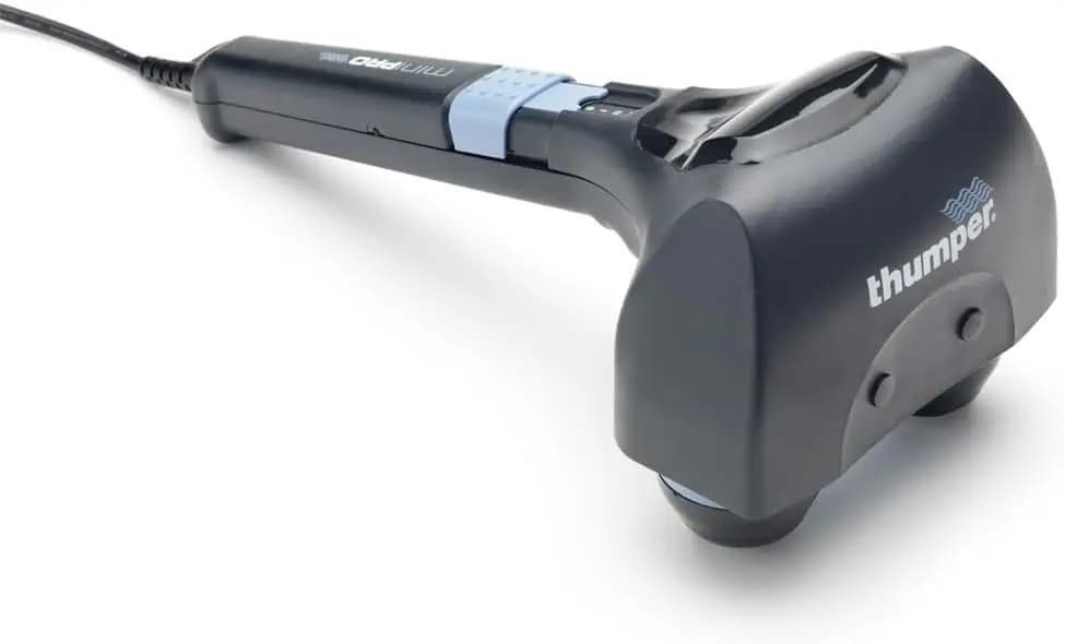 Pistola per Massaggio Percussivo con Manico Lungo - Sollievo Profondo dei Tessuti per Schiena, Spalle, Gambe