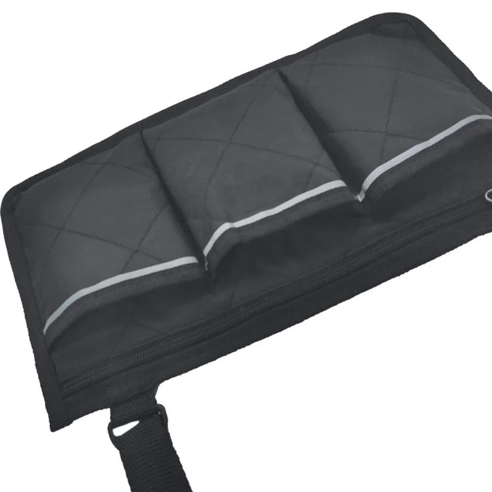 Multi-pocket Wheelchair Hanging Bag Large Capacity Waterproof Seat Armrest Side Storage Bag Multifunctional Arm Rest Pouch