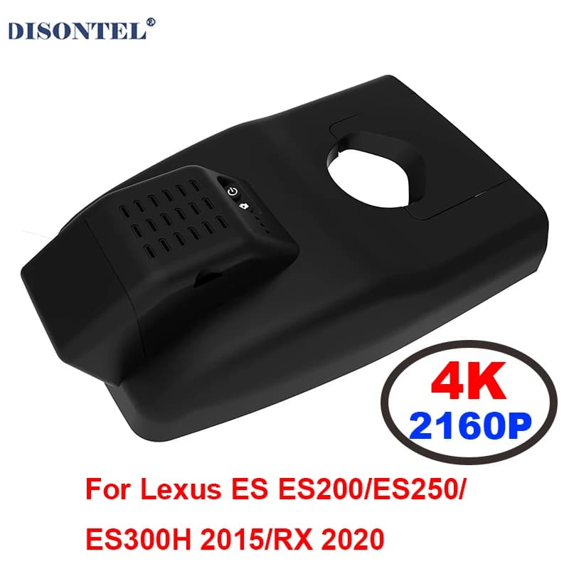 Videoregistratore WIFI 4K 2160P HD Dashcam 96670 DVR per Lexus ES ES200/ES250/ES300H 2015,RX 2020 tramite controllo APP