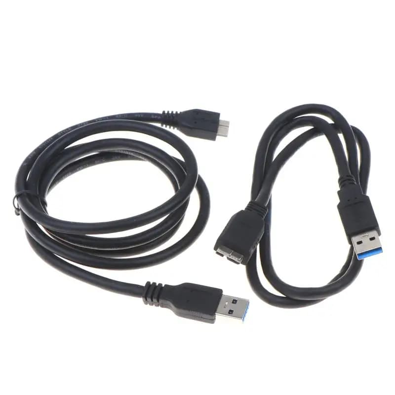 USB 3.0 A to Micro B External Hard Drive Cable 5Gbps Fast Data Transfer Cord for HDD SSD Camera Portable Data Sync Use