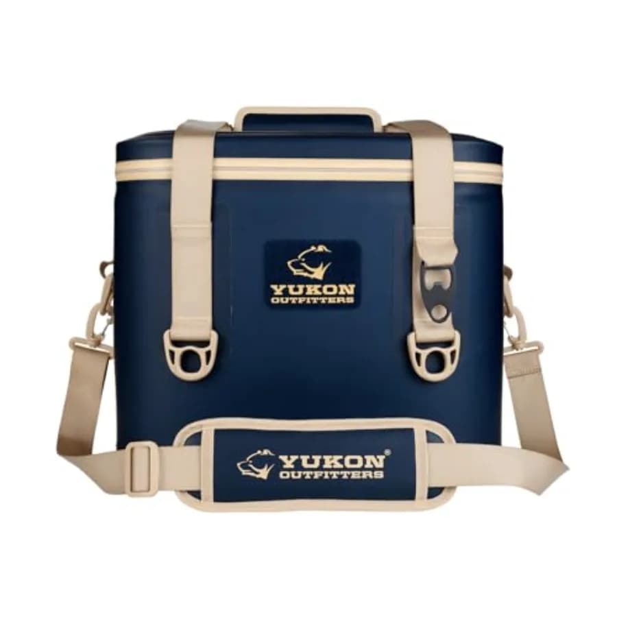 Borsa Termica per 30 Lattine, 54 Litri, Resistente, con Saldatura TRU, Impermeabile, Isolata, per Campeggio, Nautica, Pranzo, Bevande, con Chiusura Ermetica