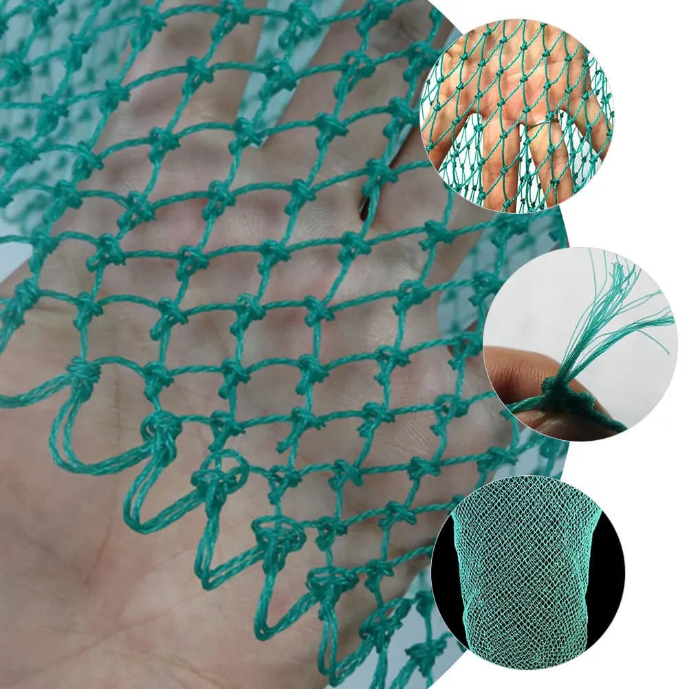Rete da Pesca Spessa in Nylon, Rete di Ricambio per la Pesca, Drenaggio Rapido, Portatile, per Fiume