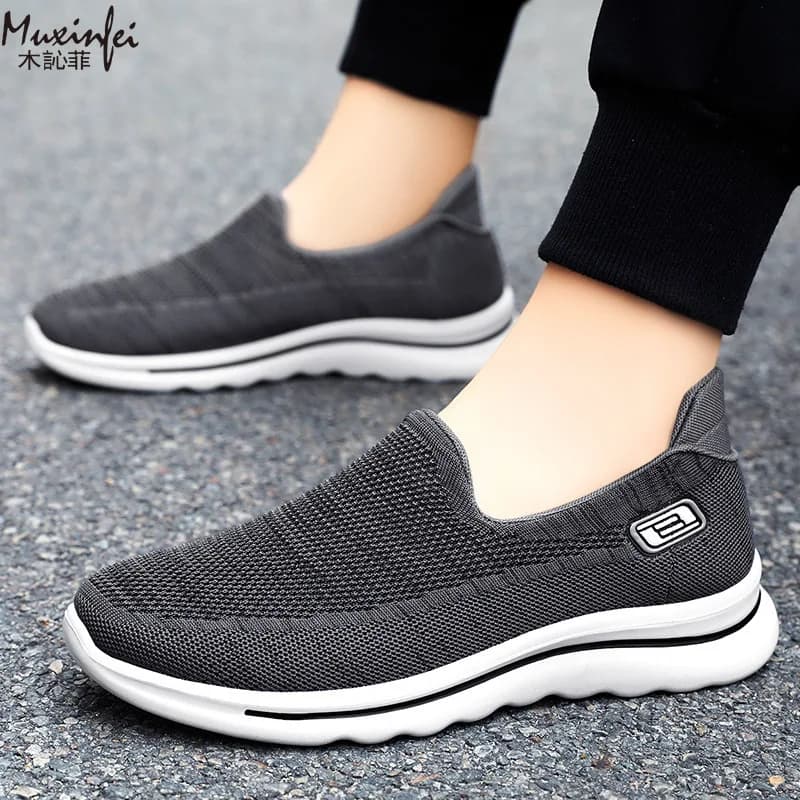 2026 scarpe sportive casual in mesh traspirante da uomo comode scarpe pigre scarpe casual scarpe resistenti agli odori da uomo versatili