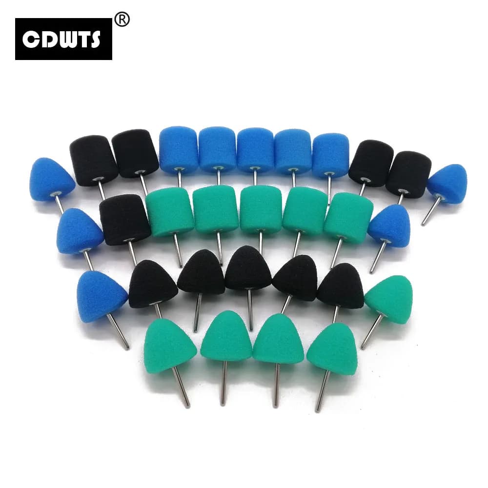 CDWTS Cuscinetti per sbavature per lucidatura per dettagli automatici per lucidatura e lucidatura dei dettagli dell'auto Uso su utensili rotanti Dremel Lucidatura