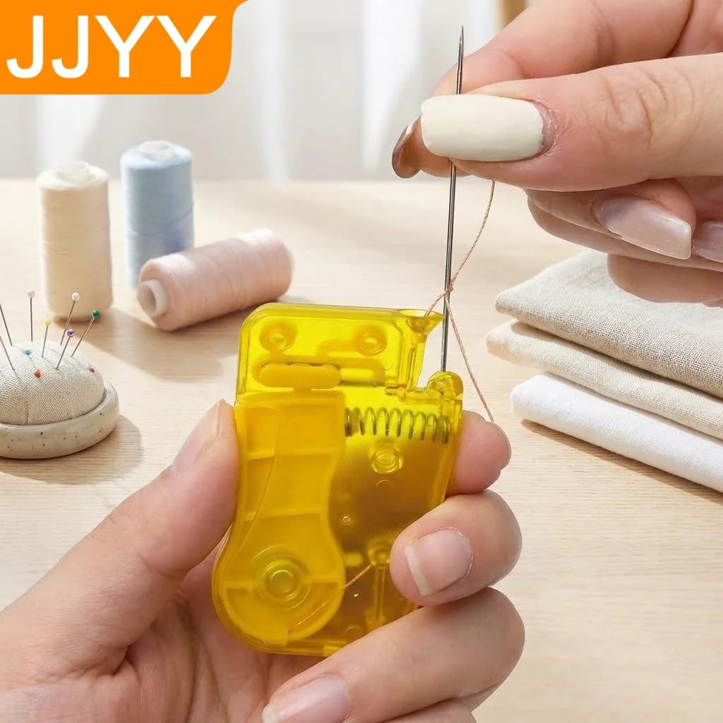 Infilatore Automatico per Aghi, Facile da Usare, Strumento di Cucito per Anziani, Semplifica l'Infilatura, Perfetto per Lavori Artigianali e Progetti Fai-da-Te