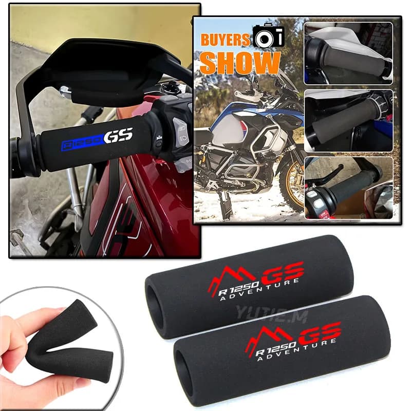 Per BMW 1200/1250 GS Adventure Moto Grip Copertura Antiurto Moto Spugna Grip antiscivolo Manubrio Grip Spugna Copertura