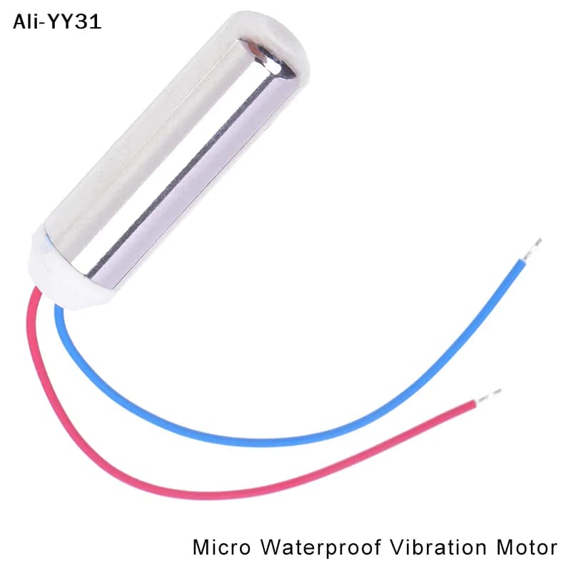 eWGe 18000 rpm coreless DC motor with integrated vibration, waterproof vibration motor for electric toothbrushes and toys, 7x25mm