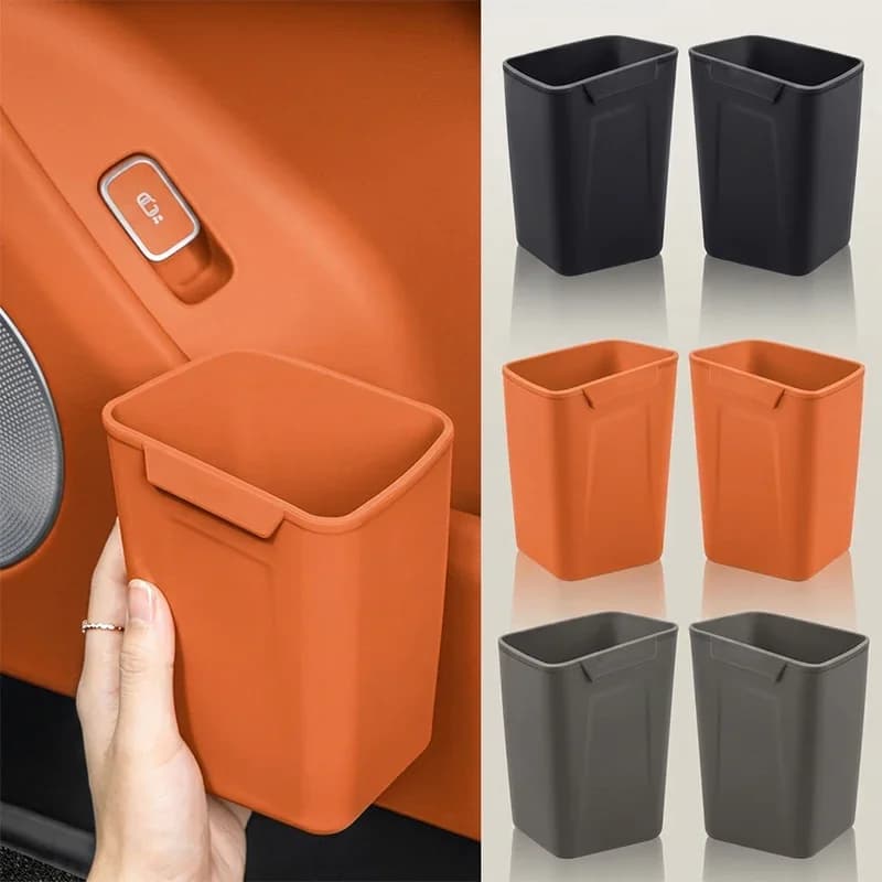 Silicone Car Door Storage Box Trash Can Multifunctional Auto Door Storage Bucket Umbrella Organizer for Car Accessories