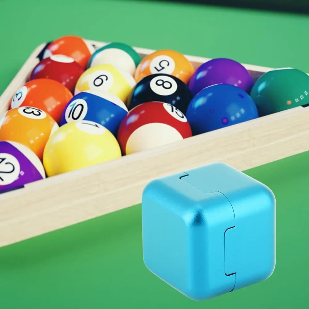 Billiard accessories Aluminum Chalk Box Compact Square Billiard Chalk Box Portable Mini Cue Chalk Box Pool Games