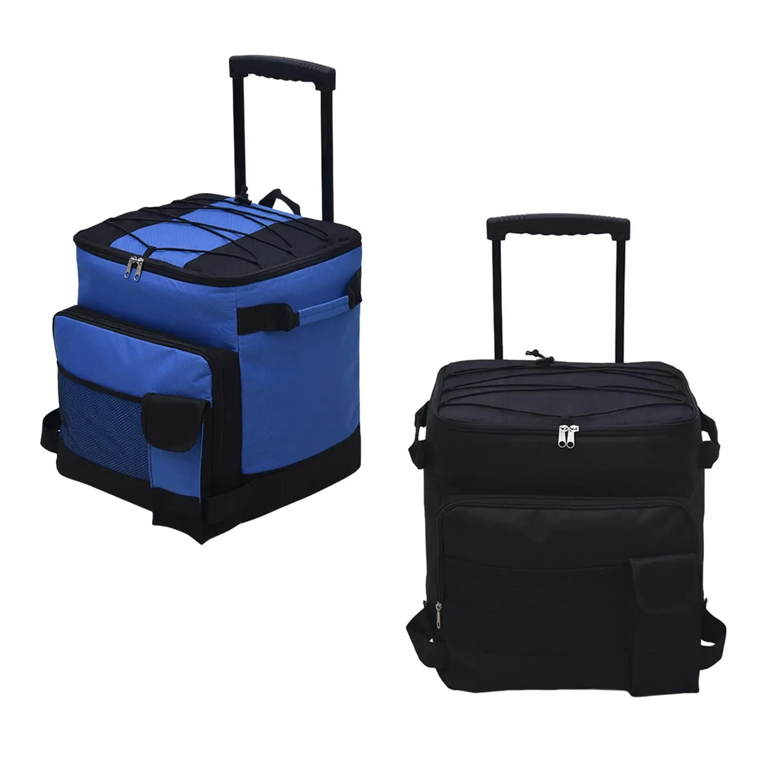 Rolling Cooler Cart BBQ Food Container Case Car Camping Cooler Bag isolato
