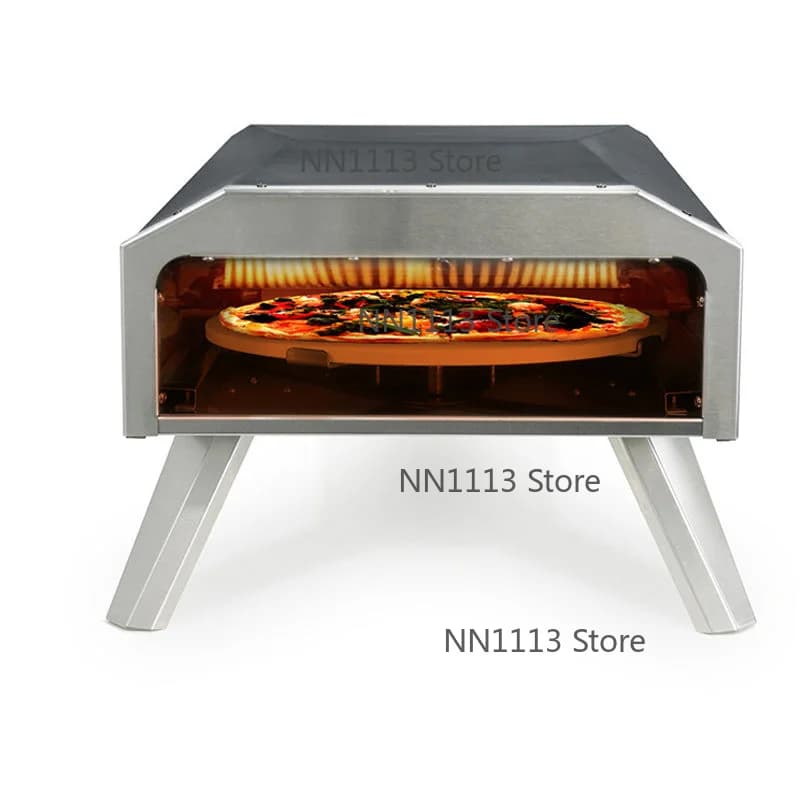 Forno per pizza portatile da 12 pollici con pietra