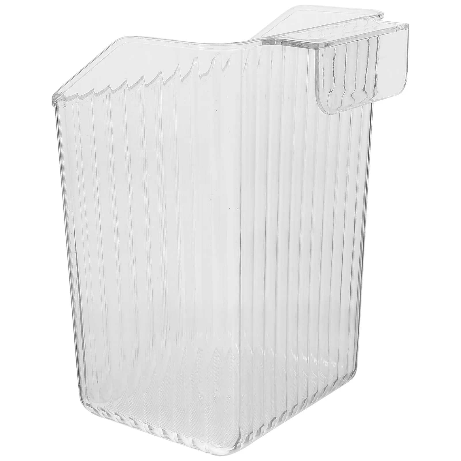 Cestino per Rifiuti in Plastica Trasparente da Appendere, Stile Semplice, per Cucina e Armadietto
