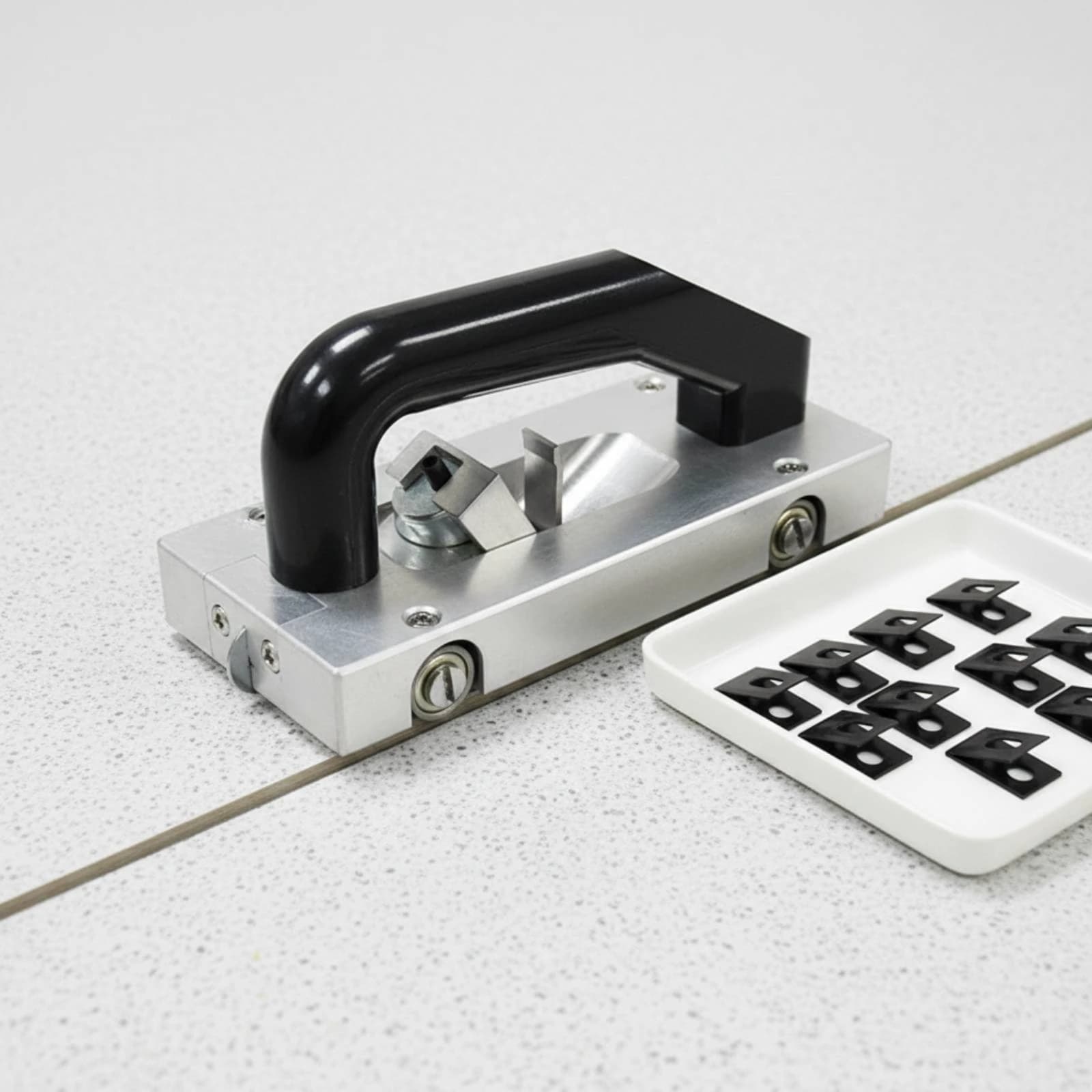 Four Wheel Guide Cutter Precise Cutting PVC Flooring Groover Vinyl Floor Groover Comfortable Grip PVC Floor Cutter