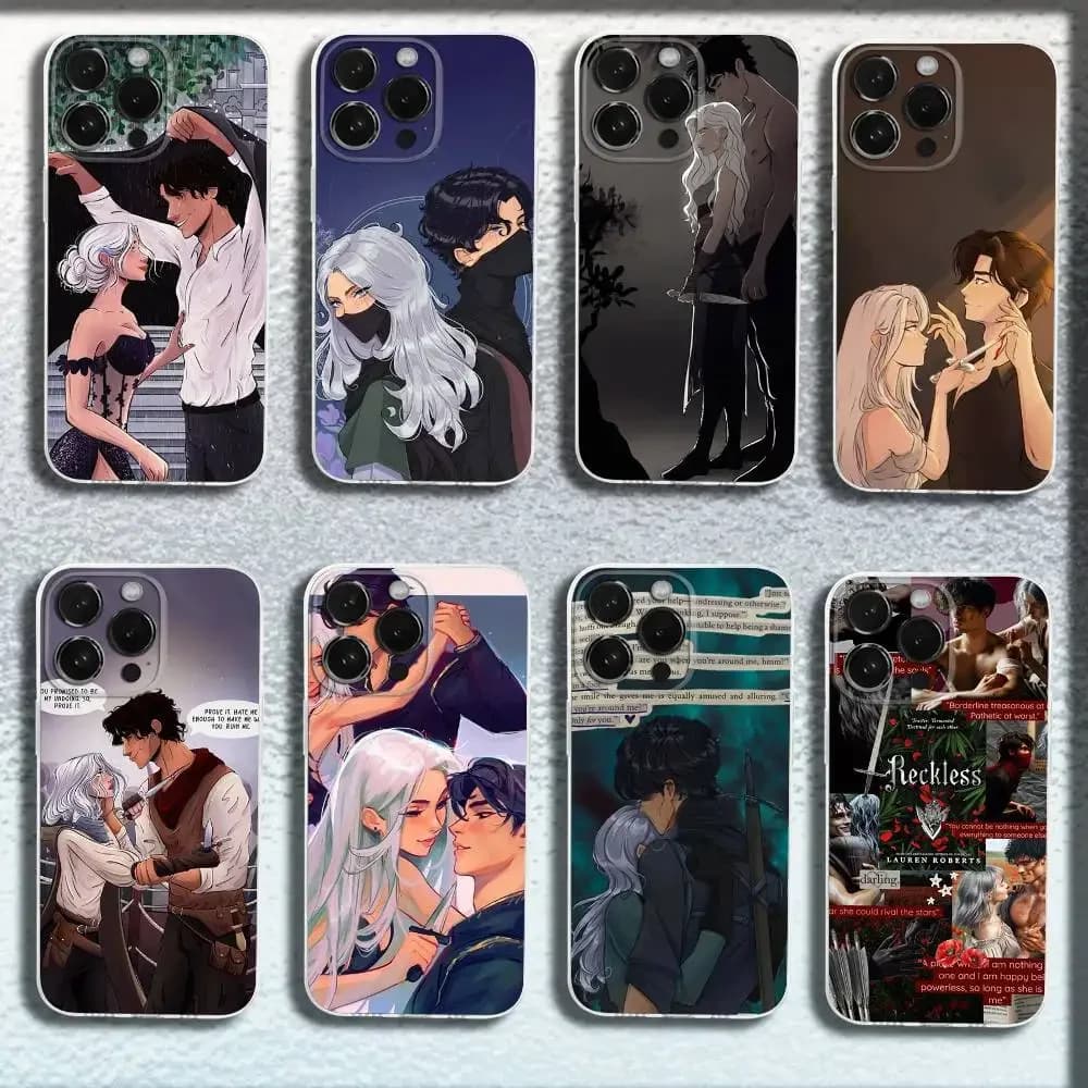 Cover Trasparente P-Paedyn e K-Kai per iPhone 17, 16, 15, 14, 13, 12, Pro, Max, Plus, E, SE4, Air, Mini