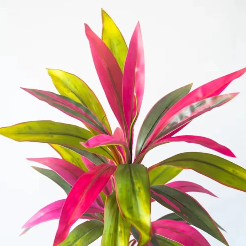 52cm Green Artificial Plant in Vase, Simulated Sheets for Home Decoration, Living Room, Table, Green Leaves for Interior Design