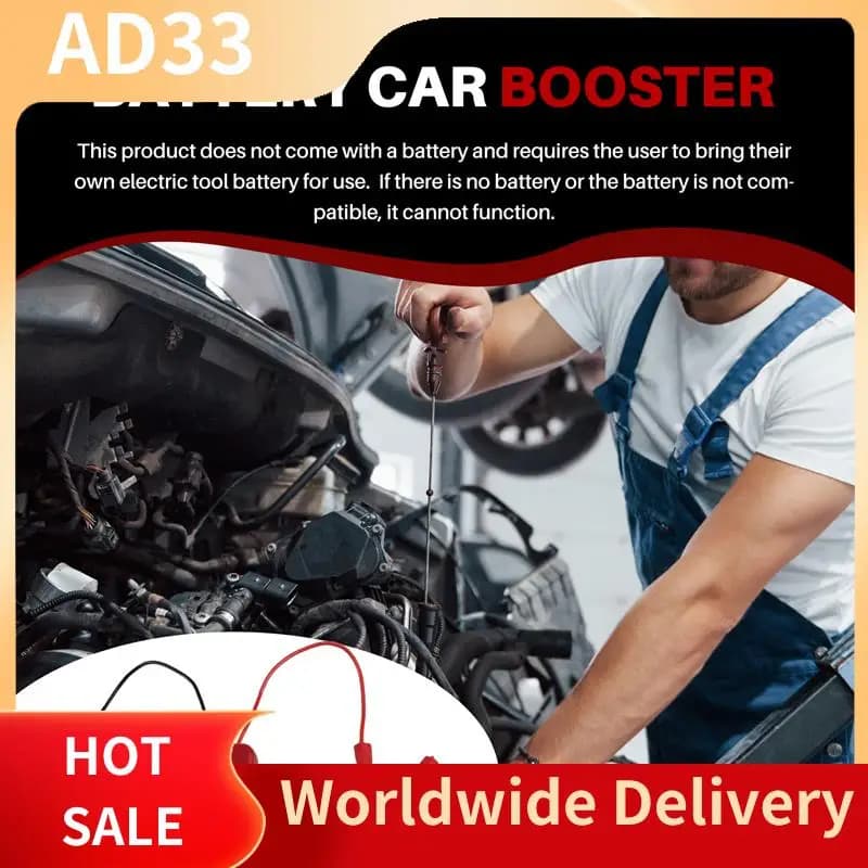Le migliori offerte Avviatore di emergenza per batteria da 18 V di alimentazione di emergenza automobilistica fai-da-te per adattatore cavo booster